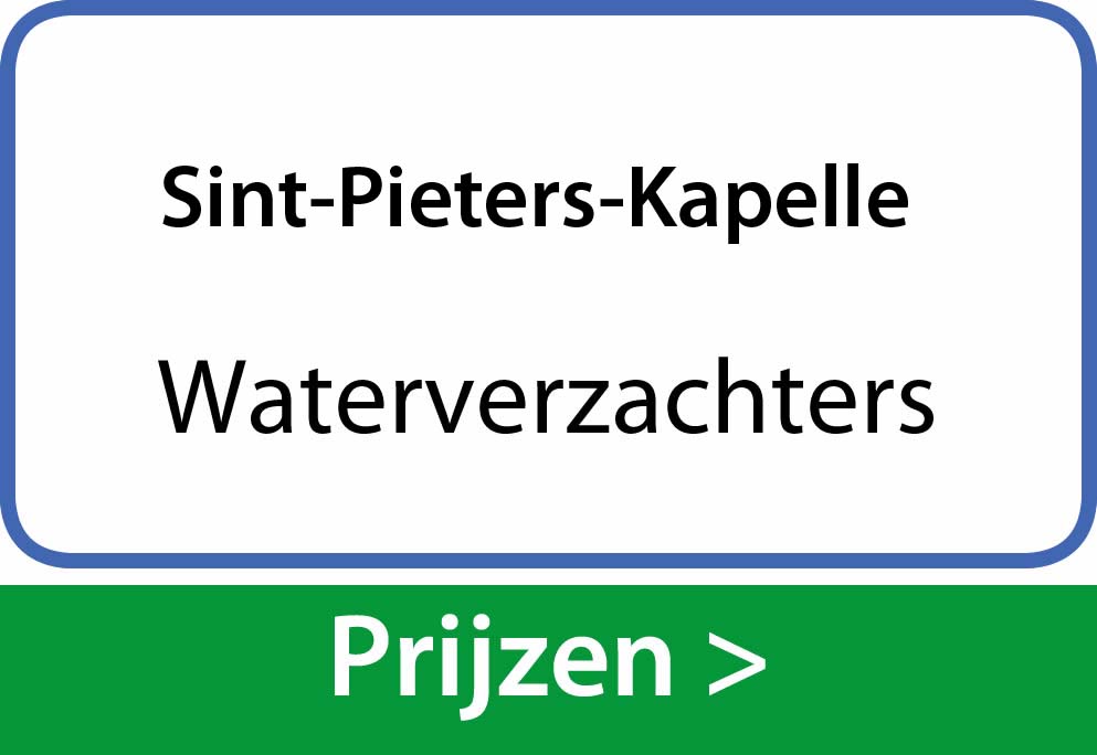 waterverzachters Sint Pieters Kapelle